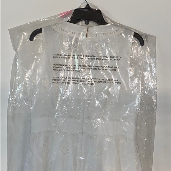 NWT Kate Spade White Clover Eyelet Minidress ♠️ - Picture 10 of 14